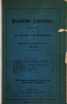 Preußische Jahrbücher