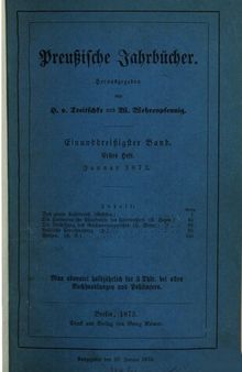 Preußische Jahrbücher