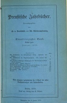 Preußische Jahrbücher