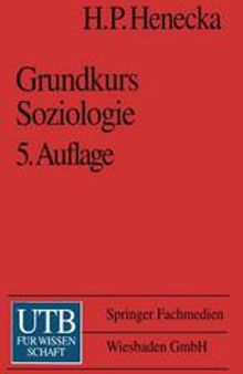 Grundkurs Soziologie