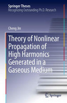 Theory of Nonlinear Propagation of High Harmonics Generated in a Gaseous Medium