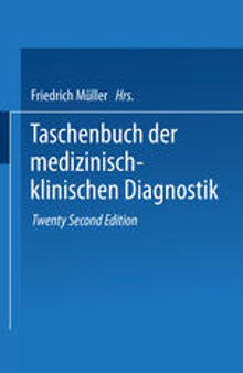 Taschenbuch der Medizinisch-Klinischen Diagnostik