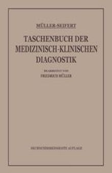 Taschenbuch der Medizinisch Klinischen Diagnostik