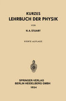 Kurzes Lehrbuch der Physik