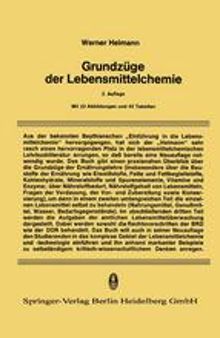 Grundzüge der Lebensmittelchemie