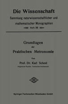 Grundlagen der Praktischen Metronomie