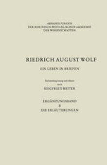 Ein Leben in Briefen: Ergänzungsband II. Die Erläuterungen