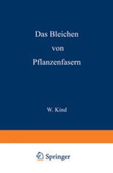 Das Bleichen der Pflanzenfasern