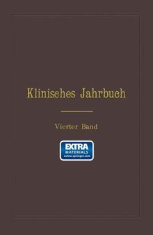 Klinisches Jahrbuch: Vierter Band