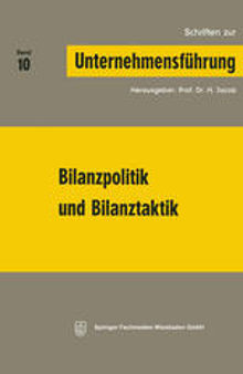 Bilanzpolitik und Bilanztaktik