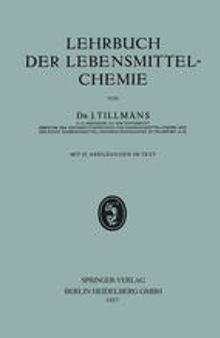 Lehrbuch der Lebensmittelchemie