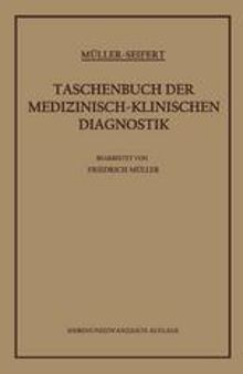 Taschenbuch der Medizinisch-Klinischen Diagnostik