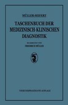 Taschenbuch der Medizinisch-Klinischen Diagnostik