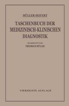 Taschenbuch der Medizinisch-Klinischen Diagnostik