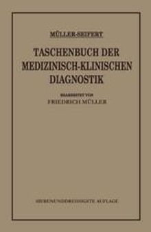 Taschenbuch der Medizinisch-Klinischen Diagnostik