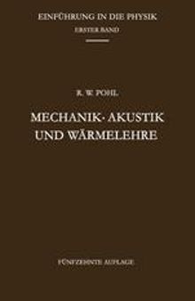 Mechanik · Akustik und Wärmelehre