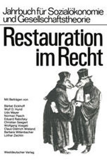 Restauration im Recht