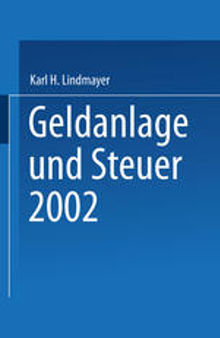 Geldanlage und Steuer 2002