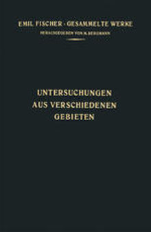 Untersuchungen aus Verschiedenen Gebieten: Vorträge und Abhandlungen Allgemeinen Inhalts