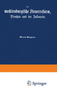 Die mecklenburgische Steuerreform, Preußen und der Zollverein