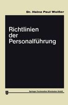 Richtlinien der Personalführung