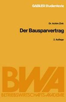 Der Bausparvertrag