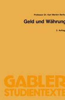 Geld und Währung