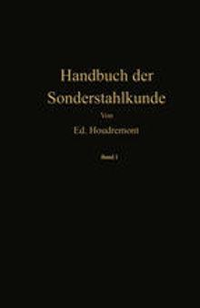 Handbuch der Sonderstahlkunde