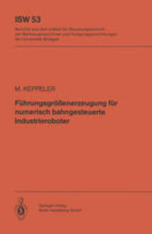 Führungsgrößenerzeugung für numerisch bahngesteuerte Industrieroboter