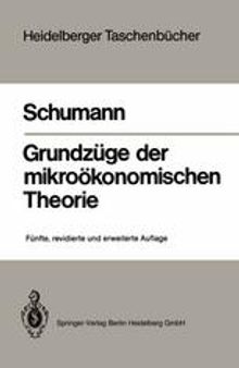 Grundzüge der mikroökonomischen Theorie