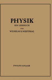 Physik: Ein Lehrbuch