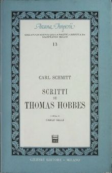 Scritti su Thomas Hobbes