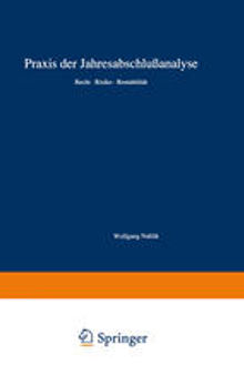 Praxis der Jahresabschlußanalyse: Recht · Risiko · Rentabilität