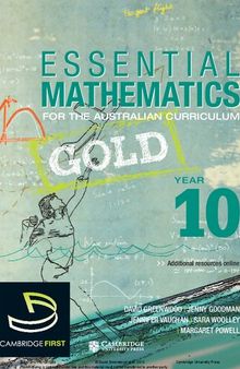 Essential Mathematics Gold for the Australian Curriculum Year 10