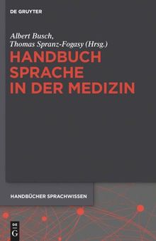 Handbuch Sprache in der Medizin