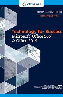 Technology for Success and Shelly Cashman Series MicrosoftOffice 365 & Office 2019 (MindTap Course List)