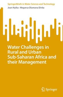 Water Challenges in Rural and Urban Sub-Saharan Africa and their Management