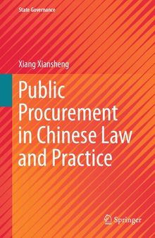 Public Procurement in Chinese Law and Practice