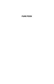 Pure Food: Theoretical and Cross-Cultural Perspectives