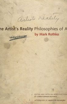 The Artist's Reality: Philosophies of Art