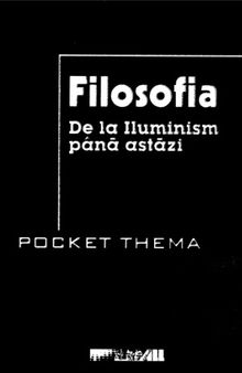 Filosofia de la Iluminism pana astazi