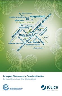 Emergent Phenomena in Correlated Matter: Autumn School Organized by the Forschungszentrum Jülich and the German Research School for Simulation Sciences at Forschungszentrum Jülich 23-27 September 2013 ; Lecture Notes of the Autumn School Correlated Electrons 2013