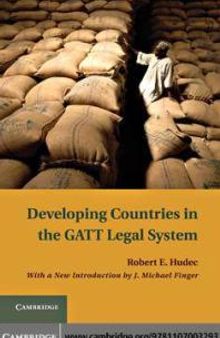 Developing Countries in the GATT Legal System