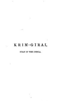 Krim-Girai, Khan of the Crimea