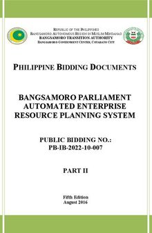 Bangsamoro Parliament automated enterprise resource planning system