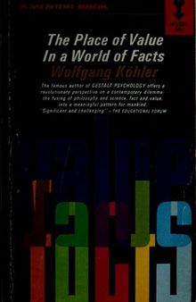 The place of value in a world of facts