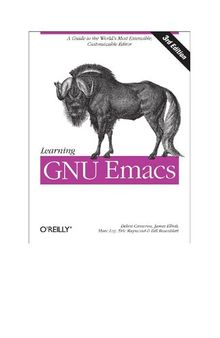 Learning GNU Emacs