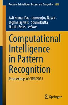 Computational Intelligence in Pattern Recognition: Proceedings of CIPR 2021