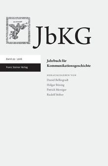 Jahrbuch für Kommunikationsgeschichte 20