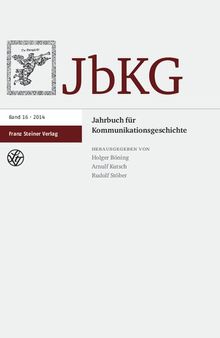 Jahrbuch für Kommunikationsgeschichte 16